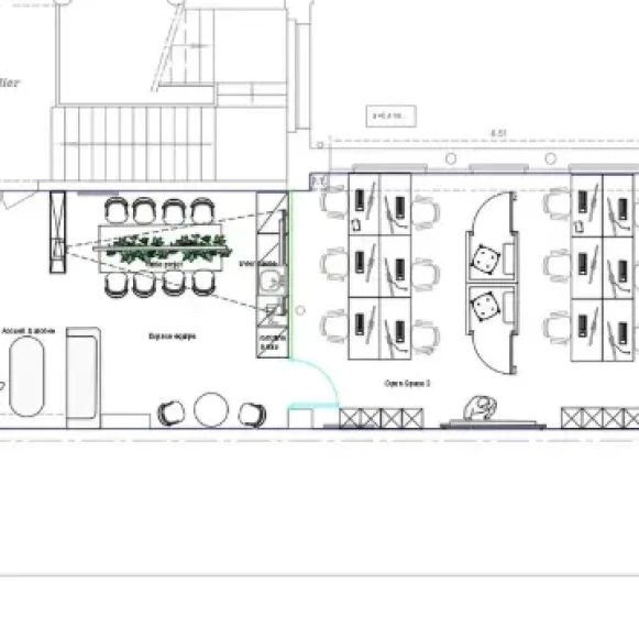 Espace indépendant 160 m² 20 postes Location bureau Rue du Faubourg Poissonnière Paris 75010 - photo 3