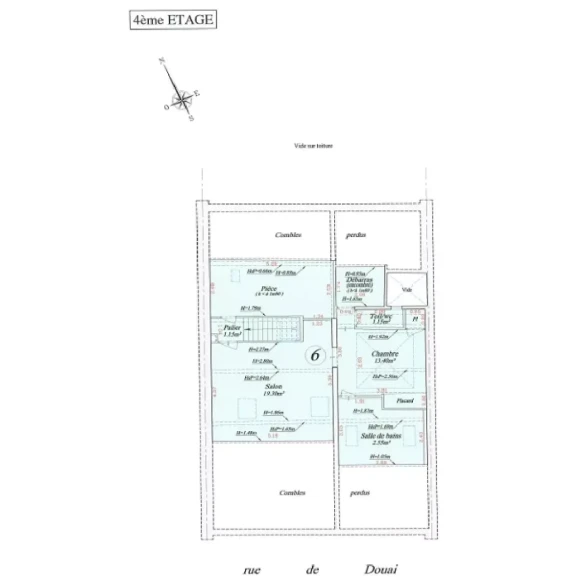 Espace indépendant 860 m² 100 postes Location bureau Rue de Douai Paris 75009 - photo 10