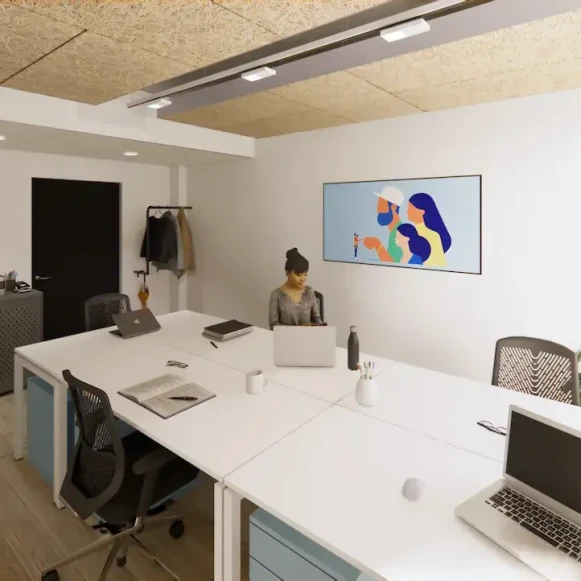 Bureau privé 15 m² 4 postes Coworking Boulevard Voltaire Paris 75011 - photo 1
