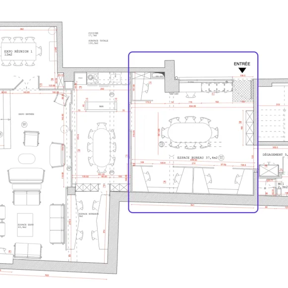 Bureau privé 50 m² 10 postes Coworking Passage de la Bonne Graine Paris 75011 - photo 1