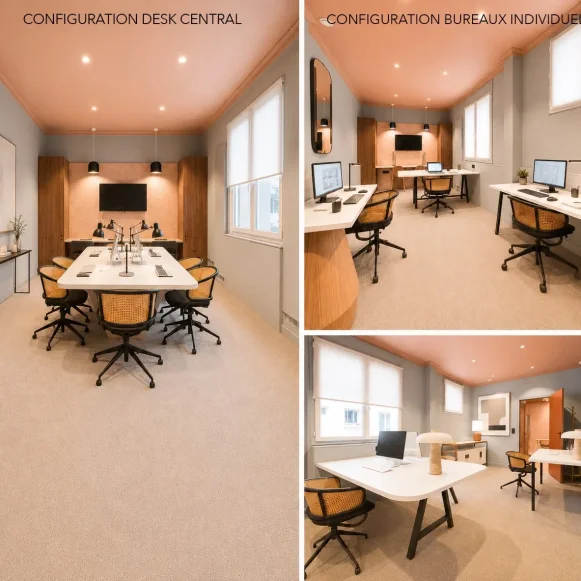 Bureau privé 41 m² 10 postes Location bureau Rue Ernest Psichari Paris 75007 - photo 1