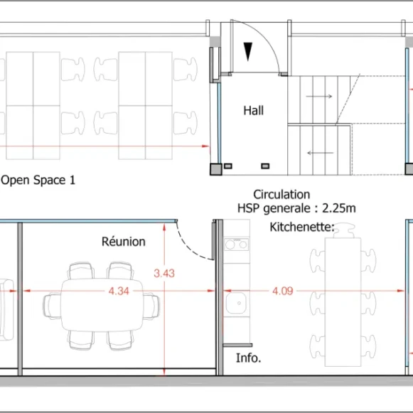 Espace indépendant 80 m² 15 postes Coworking Rue Henri Chevreau Paris 75020 - photo 4