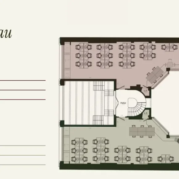 Bureau privé 263 m² 28 postes Location bureau Rue de Hanovre Paris 75002 - photo 9