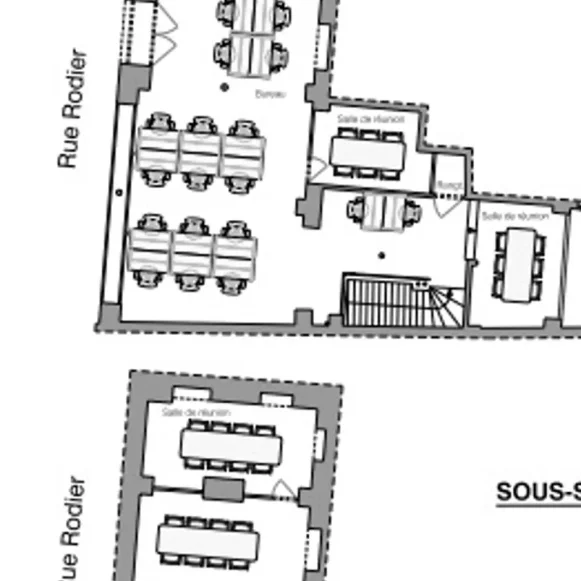 Espace indépendant 125 m² 22 postes Coworking Rue Claude Rodier Paris 75009 - photo 2
