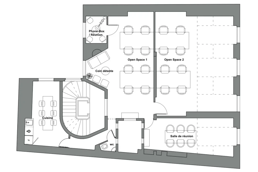 Espace indépendant - 75003 - 16 postes - 8500€