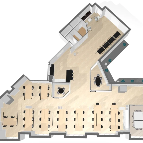 Espace indépendant 300 m² 50 postes Location bureau Rue du Louvre Paris 75002 - photo 6