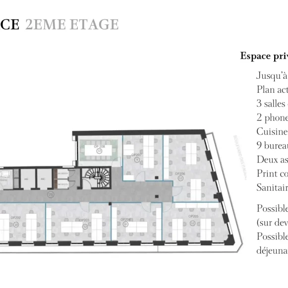 Espace indépendant 590 m² 83 postes Location bureau Rue de Choiseul Paris 75002 - photo 3
