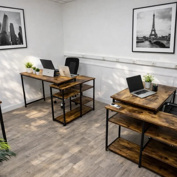 Bureau privé 20 m² 4 postes Coworking Rue Rabelais Montreuil 93100 - photo 1
