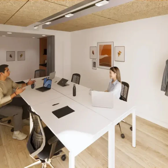 Bureau privé 21 m² 5 postes Location bureau Boulevard Voltaire Paris 75011 - photo 1