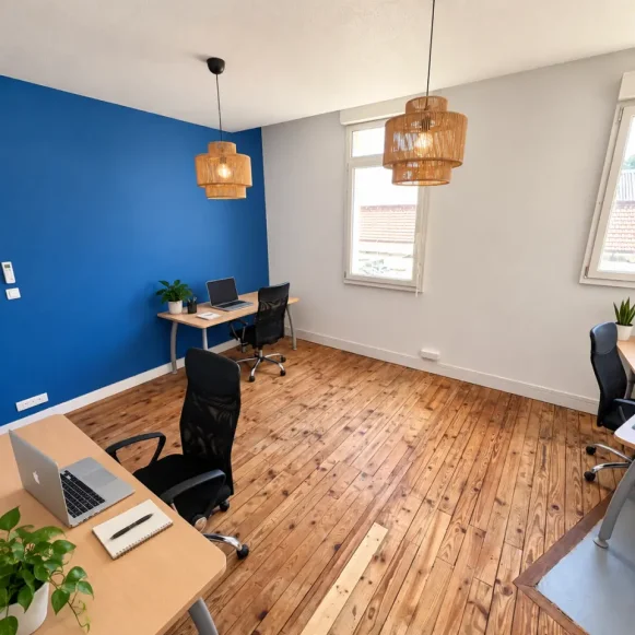 Bureau privé 25 m² 5 postes Coworking Rue Calve Bordeaux 33000 - photo 3