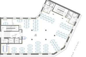 Bureau privé - 75016 - 4 postes - 2160€