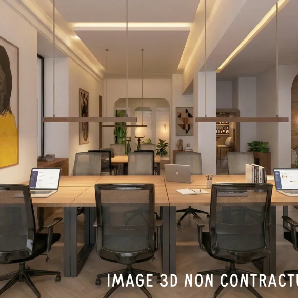Bureau privé 706 m² 126 postes Location bureau Rue d'Aboukir Paris 75002 - photo 3