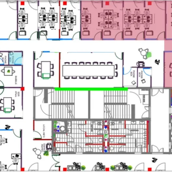 Bureau privé 250 m² 42 postes Coworking Allée Clémentine Deman Lille 59000 - photo 3