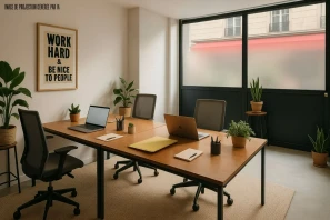 Bureau privé - 75011 - 6 postes - 1600€