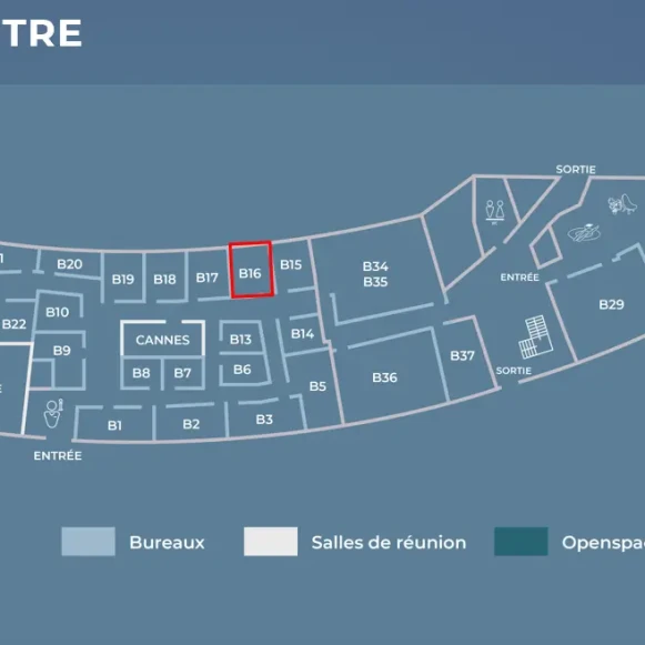 Bureau privé 15 m² 2 postes Location bureau Route des Crêtes Valbonne 06560 - photo 9