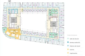 Bureau privé - 75013 - 250 postes - 150000€