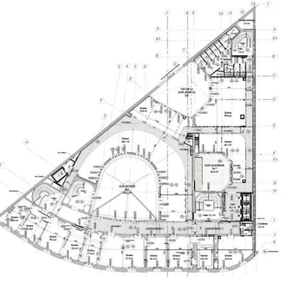 Espace indépendant 1 100 m² 120 postes Location bureau Boulevard Haussmann Paris 75009 - photo 3