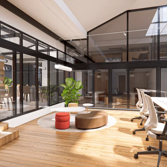Espace indépendant 600 m² 76 postes Coworking Rue Pleyel Paris 75012 - photo 6