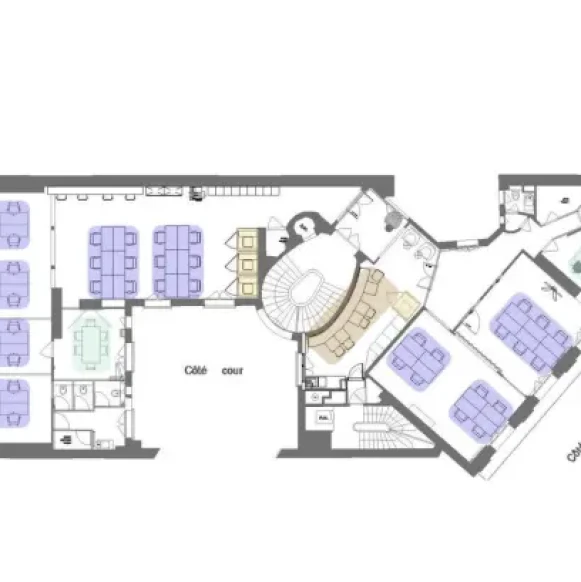 Espace indépendant 307 m² 50 postes Location bureau Avenue de l'Opéra Paris 75002 - photo 2