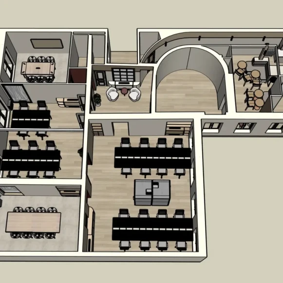 Espace indépendant 176 m² 26 postes Location bureau Rue Blanche Paris 75009 - photo 1