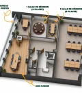 Espace indépendant - 75002 - 21 postes - 14000€