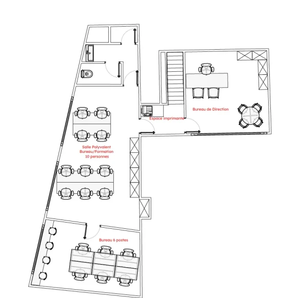 Espace indépendant 160 m² 22 postes Coworking Rue Regnault Paris 75013 - photo 12