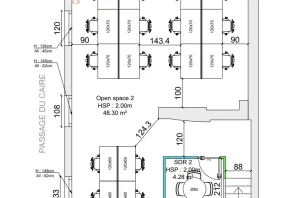 Espace indépendant - 75002 - 22 postes - 8000€