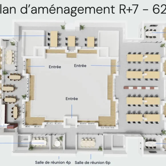 Espace indépendant 406 m² 62 postes Location bureau Rue d'Hauteville Paris 75010 - photo 2