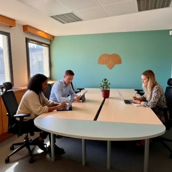 Bureau privé 19 m² 5 postes Location bureau Rue Guizot Nîmes 30000 - photo 1