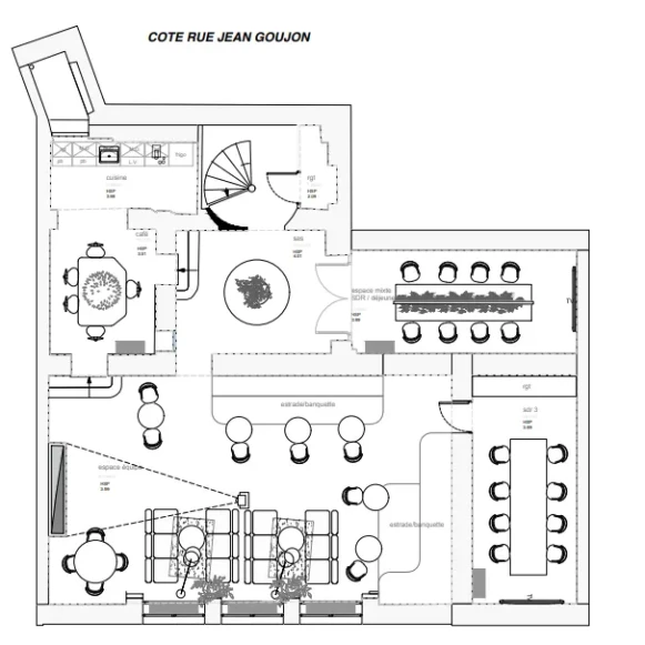 Espace indépendant 325 m² 38 postes Location bureau Cours Albert 1er Paris 75008 - photo 1