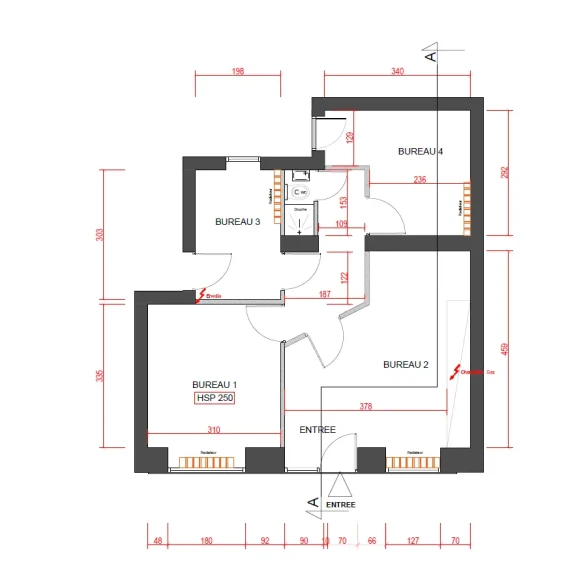 Bureau privé 12 m² 2 postes Location bureau Rue de Montholon Paris 75009 - photo 4