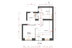 Bureau privé - 75009 - 3 postes - 650€