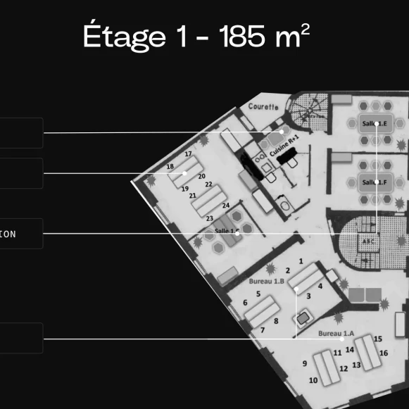 Espace indépendant 185 m² 24 postes Location bureau Rue de Maubeuge Paris 75010 - photo 6