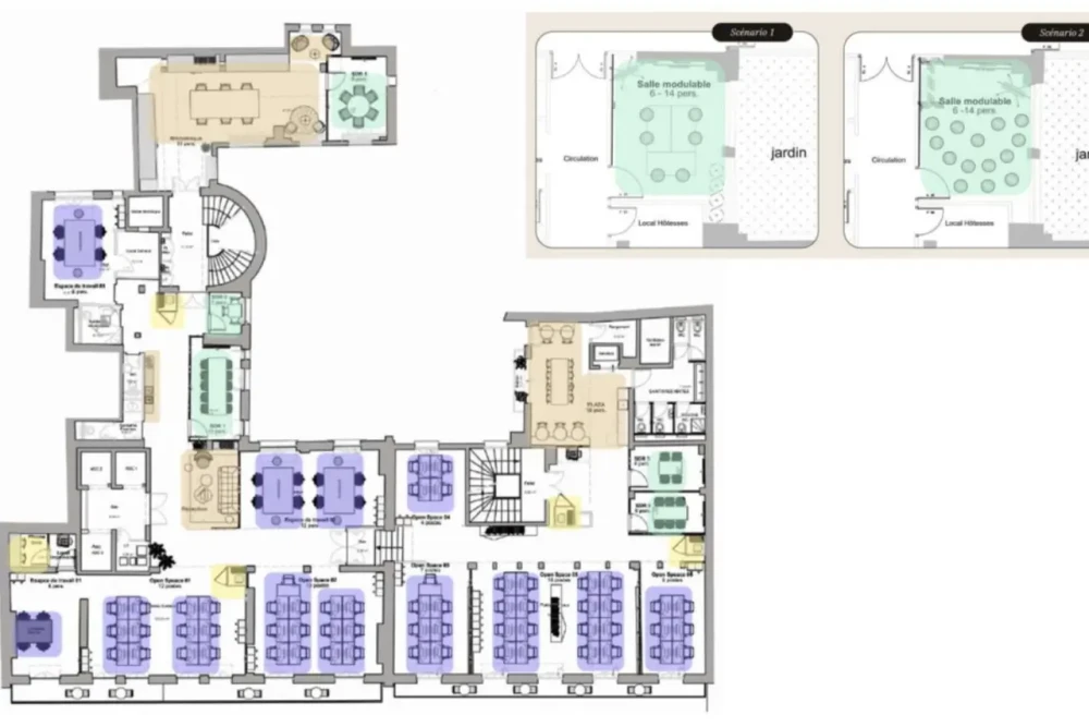 Espace indépendant - 75002 - 85 postes - 72000€