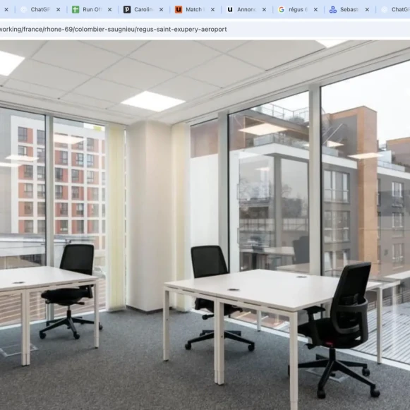 Bureau privé 4 m² 1 poste Location bureau Rue de Finlande Colombier-Saugnieu 69125 - photo 2