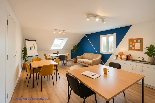 Bureau privé - 44980 - 8 postes - 625€