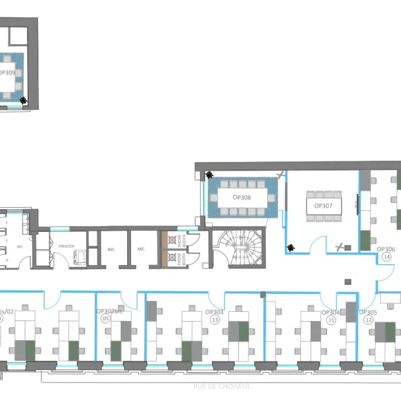 Espace indépendant 395 m² 86 postes Coworking Rue de Choiseul Paris 75002 - photo 15