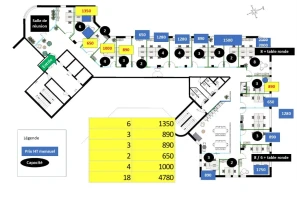 Bureau privé - 92360 - 18 postes - 4780€