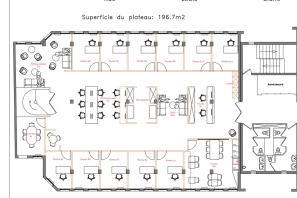 Bureau privé - 69006 - 35 postes - 13440€