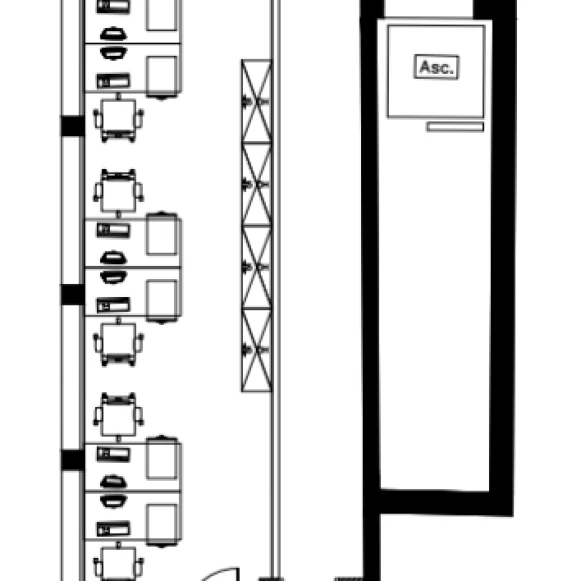Bureau privé 34 m² 13 postes Location bureau Boulevard Haussmann Paris 75008 - photo 1