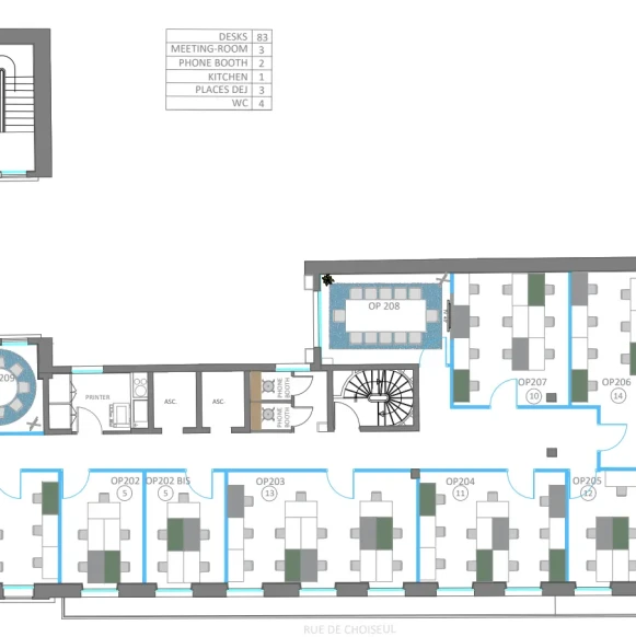 Espace indépendant 395 m² 86 postes Coworking Rue de Choiseul Paris 75002 - photo 14