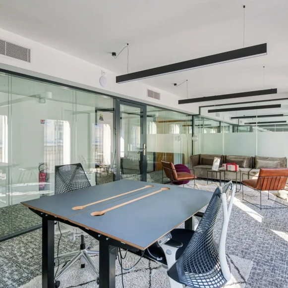 Bureau privé 23 m² 8 postes Location bureau Rue de Choiseul Paris 75002 - photo 4