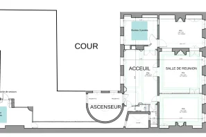 Bureau privé - 75009 - 4 postes - 2000€