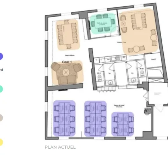 Espace indépendant 155 m² 20 postes Location bureau Rue de la Bourse Paris 75002 - photo 3