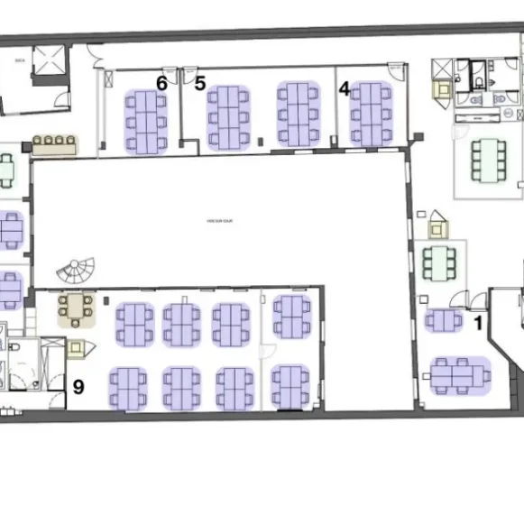 Bureau privé 76 m² 10 postes Location bureau Rue du Faubourg Montmartre Paris 75009 - photo 11