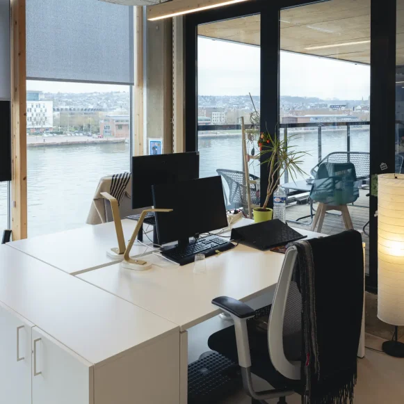 Bureau privé 150 m² 18 postes Coworking Allée François Mitterrand Rouen 76100 - photo 5