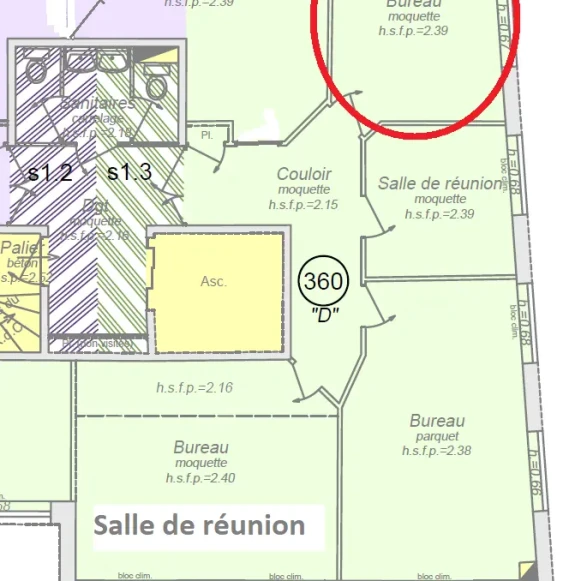 Bureau privé 12 m² 2 postes Location bureau Cours Lafayette Lyon 69003 - photo 6