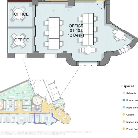 Bureau privé 170 m² 42 postes Location bureau Avenue des Champs-Élysées Paris 75008 - photo 4