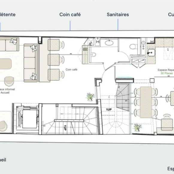 Espace indépendant 704 m² 90 postes Coworking Rue d'Aboukir Paris 75002 - photo 9