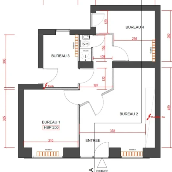 Bureau privé 14 m² 3 postes Location bureau Rue de Montholon Paris 75009 - photo 1